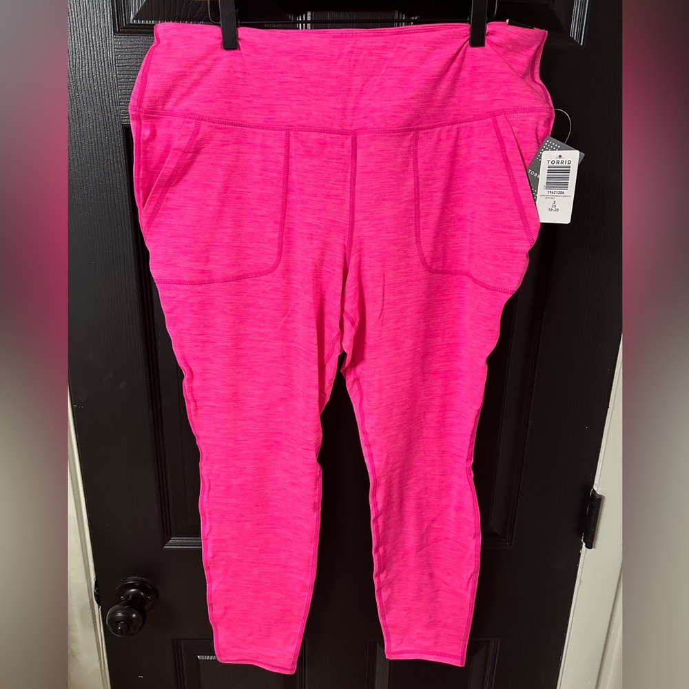Torrid Hot Pink Active Leggings